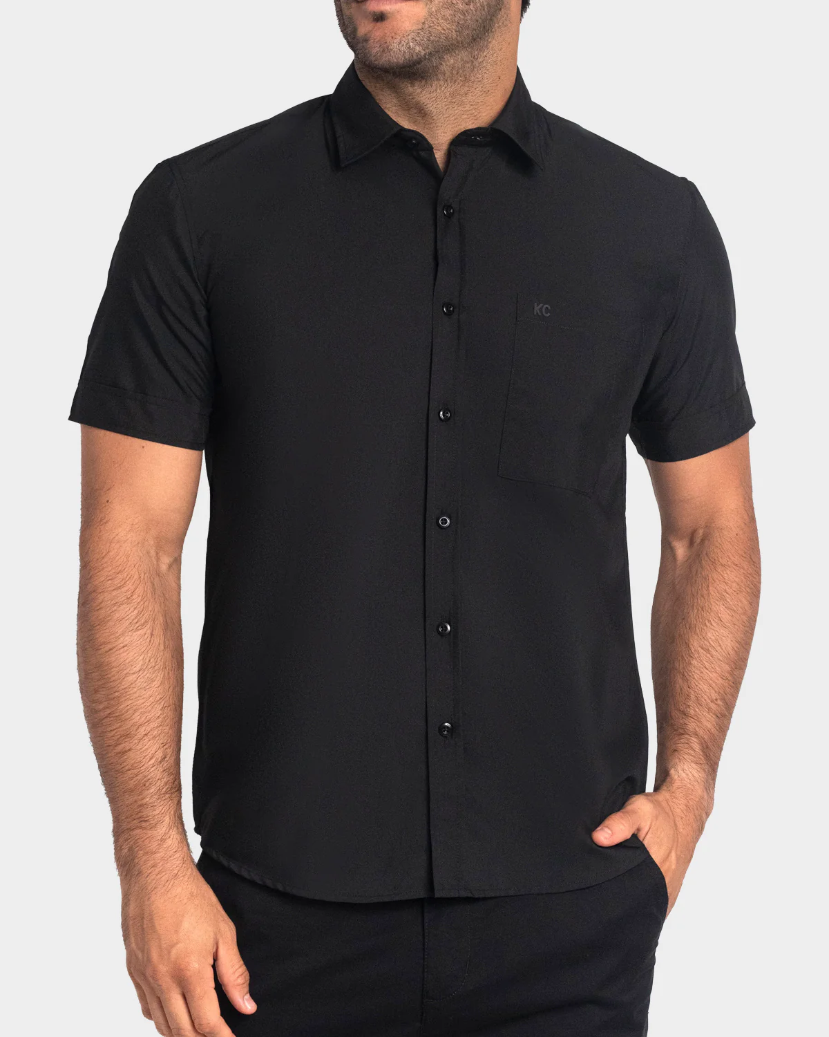 Camisa Negra Casual