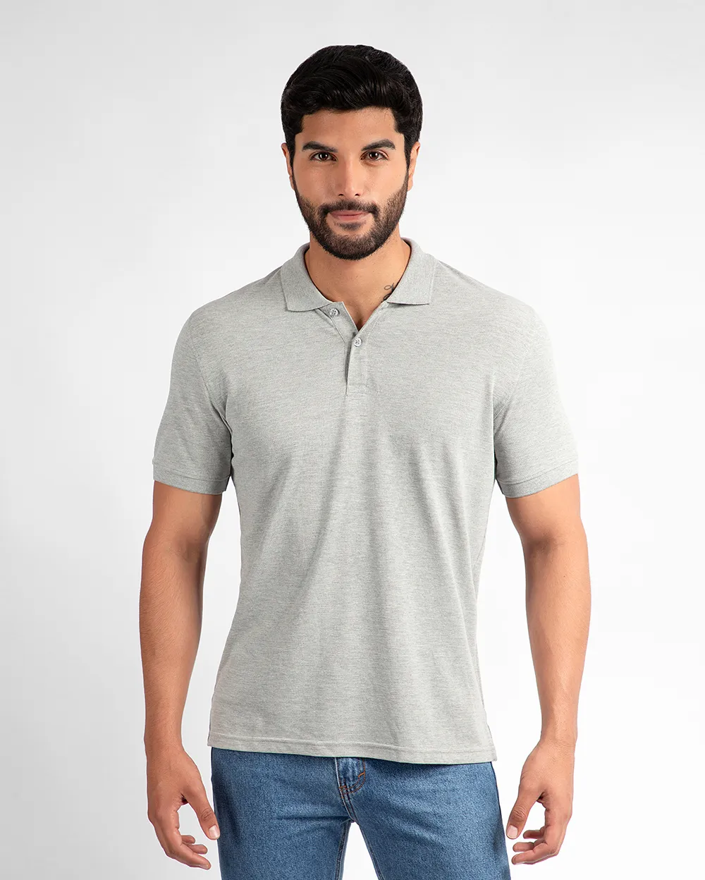 Polo Gris Casual