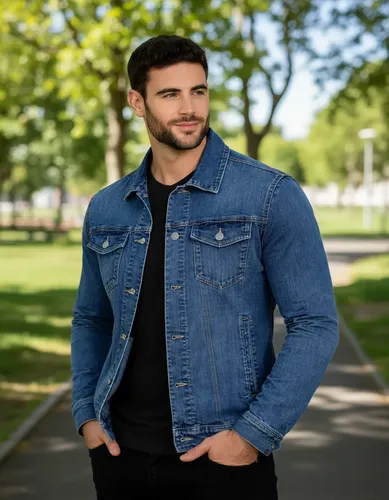 Casaca Denim Azul